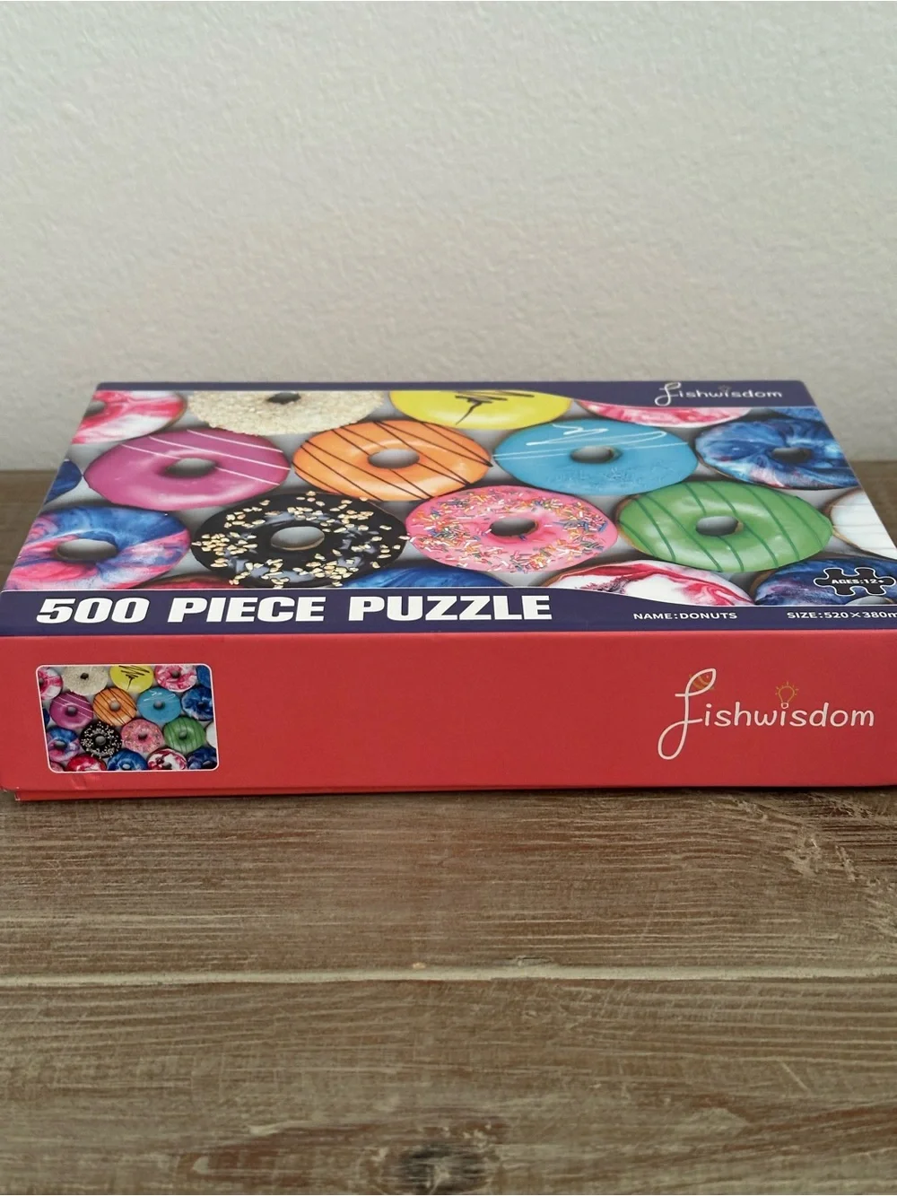 Jishwisdom 500-Piece Donuts Puzzle - Colorful Donut Artwork